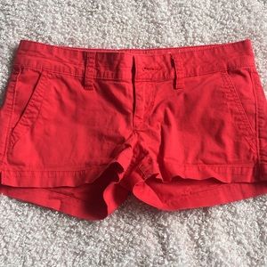 Red shorts